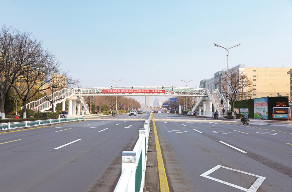 濰坊市奎文區(qū)勝利東街鋁合金人行天橋